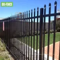 Clôture en acier noir clôture en fer forgé pour le jardin